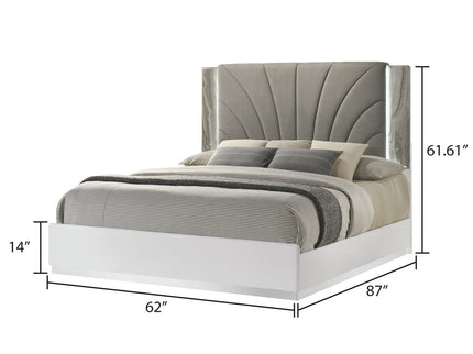 Jazz - Bedroom Set With LED Upholstered Headboard