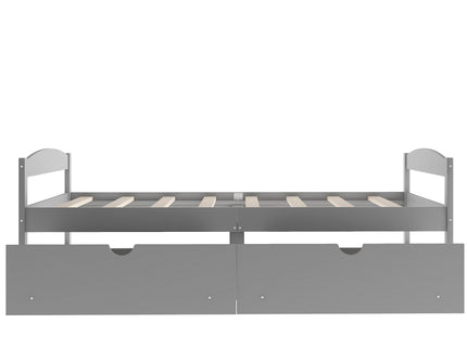 Platform Bed With 2 Drawers