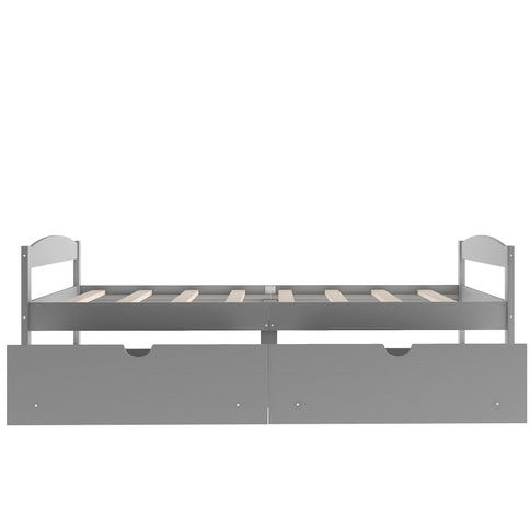 Platform Bed With 2 Drawers