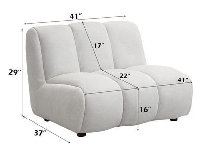 Manilla - Linen Chair - Ivory White