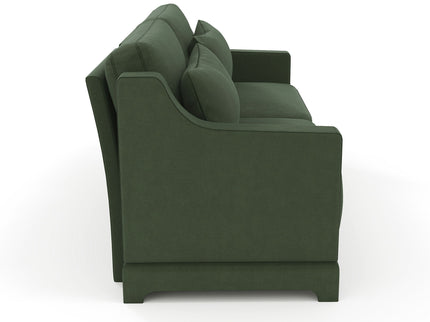 Elegant Sofa With Ergonomic Design And Lumbar Pillows