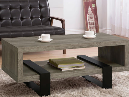 1 Shelf Coffee Table Design And Accents - Gray