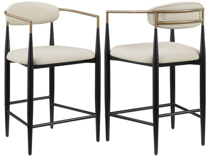 Kirkham - Upholstered Counter (Set of 2) - Beige