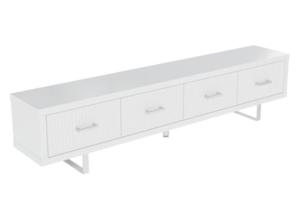 TV Stand With Slatted Drawers