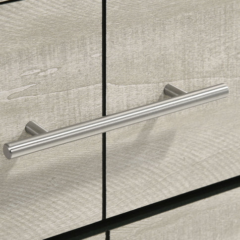 Strout - 4 Piece Queen Bedroom Set With Upholstered Headboard - Rustic