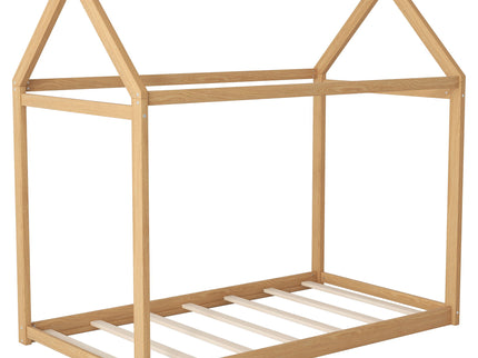 Wooden House Shaped Bed