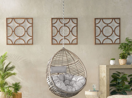 Morris Teardrop - Hanging Chair With Chain And Water Resistant Cushions