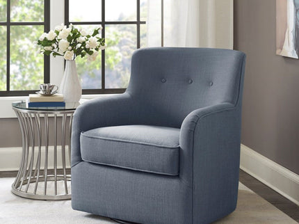 Adele - Swivel Chair With Button Tufted Back