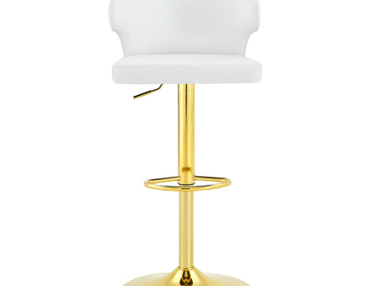 Adjustable Swivel Bar Chair With High Back Support