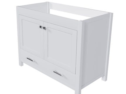 42" Bathroom Vanity Base With Doors And Drawer - White