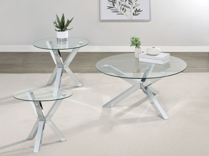 Alexa - Round Coffee And End Table Set