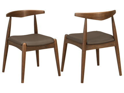 Dining Chairs With Ergonomic Backrest (Set of 2)