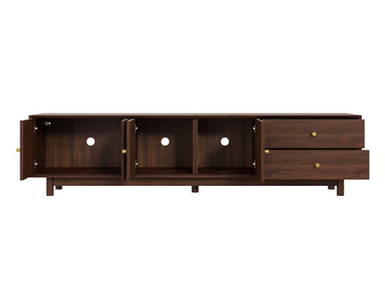 TV Stand With For 85" TVs - Walnut