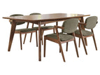 Dark Brown / 5 Pc. Table, 4 Chairs