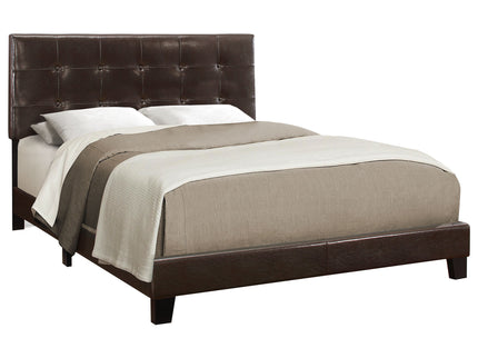 Bed, Upholstered, Frame Only, Transitional