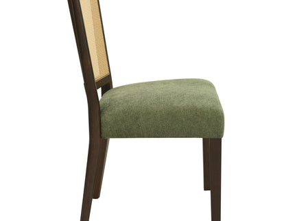 Mid Century Rattan Dining Chair Without Arms Set