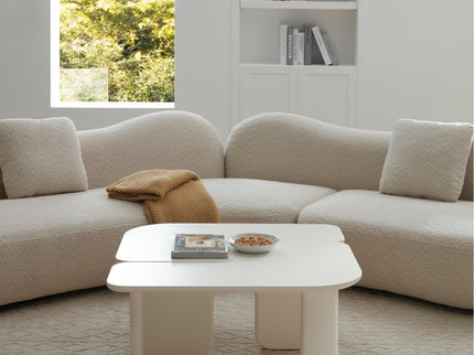 L-Shape Coffee Table For Living Room