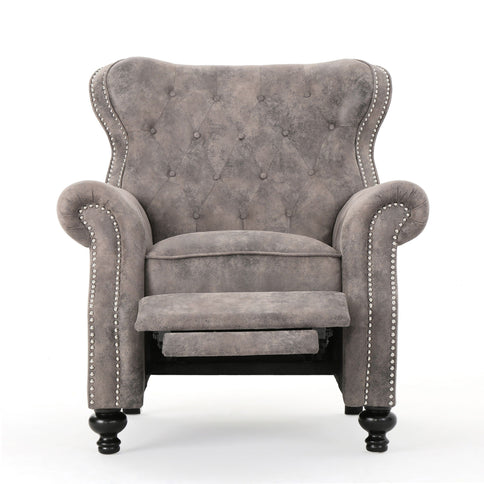 Modern Manual Push Back Recliner Chair