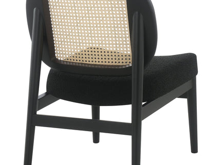 Quinne - Accent Chair With Padded Seat - Black