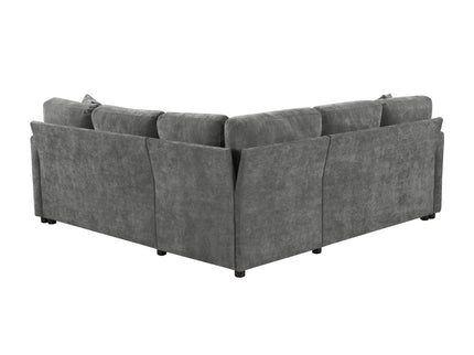 Modern L Shaped Sectional Sofa Bed With Hidden Storage Upholstery
