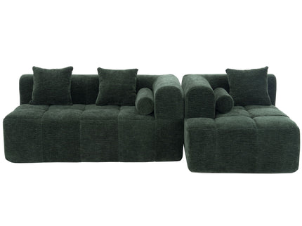 Sectional Free Combined Sofa With 2 Side Pockets