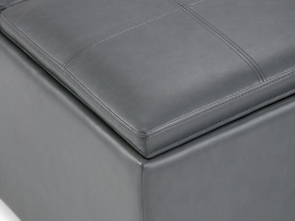 Avalon - Square Coffee Table, Storage Ottoman