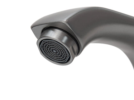 Modern Freestanding Bathroom Vanity With Ceramic Sink, Hot And Cold Faucet, Storage Cabinet & Open Shelf