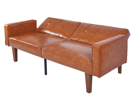 3 Position Split Back Futon Sofa Bed For Living Room