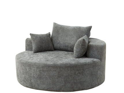 Single Sofa, Sleeper Chair For Living Room - Gray