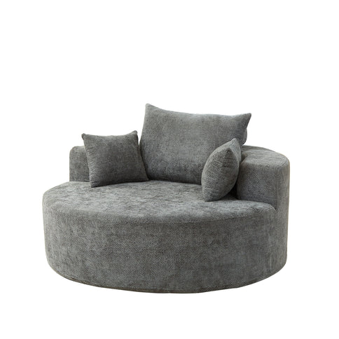 Single Sofa, Sleeper Chair For Living Room - Gray