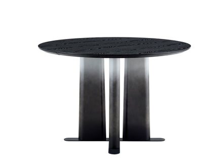 Round Dining Table With Cross Base, Modern Home Furniture