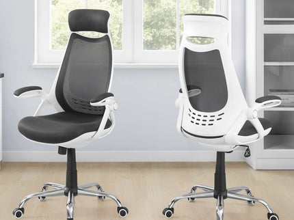 Office Chair, Adjustable Height, Swivel, Ergonomic, Armrests, Contemporary & Modern