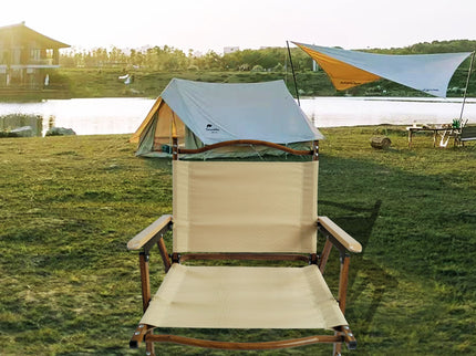 Comfy Foldable And Portable Chair With Armrests, Indoor And Outdoor (Set of 4) - Brown
