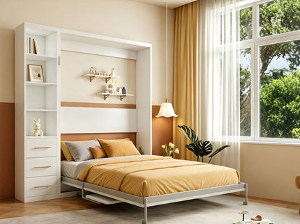 Folding Vertical Murphy Wall Bed