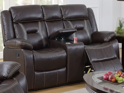 Living Room Set With Pillow Armrest And Tufted Backrest