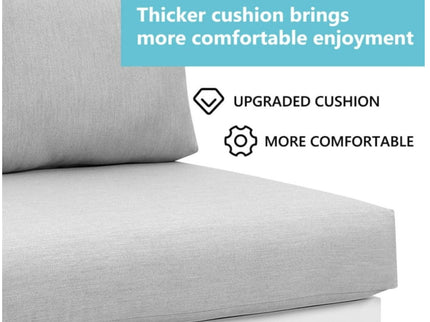 Outdoor Patio Set With All-Weather Thick Cushions