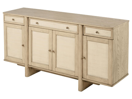 Kimpton - 4 Door Sideboard Buffet Cabinet - Beige