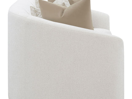 Rory - Sloped Arms Sofa With Pillows - Ivory