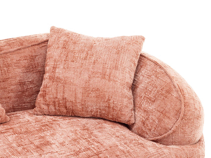 Curved Compressed Sofa, Nordic-Style Design For Living Room