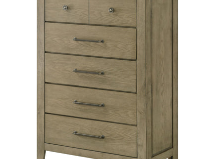 Pelton - 5 Drawer Chest - Oak