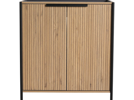 Contemporary Freestanding Bathroom Vanity With Adjustable Shelves