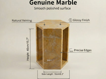Modern Minimalist Hexagon Side Table