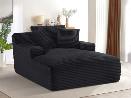 Cloudline - Oversized Chaise Lounge, Modern Comfy Couch With Full Foam Cushioning, Cozy Sleeper Sofabed