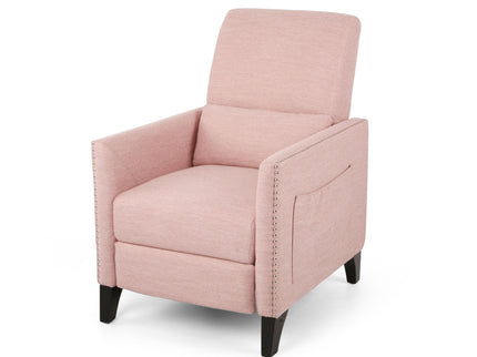 Kiersten - Contemporary Fabric Pushback Recliner