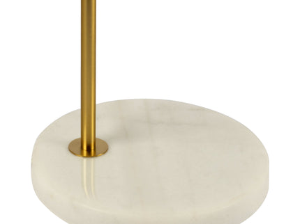Haven - Clear Table Lamp, Button Control - Gold / White / White Marble