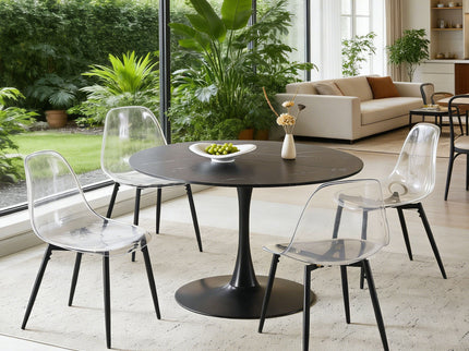 Round Tulip Table, Pedestal Design