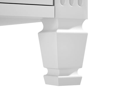 Modern Bathroom Vanity With Ceramic Sink, Freestanding, One Tip Out Drawer, 3 Side Drawers, Adjustable Shelf