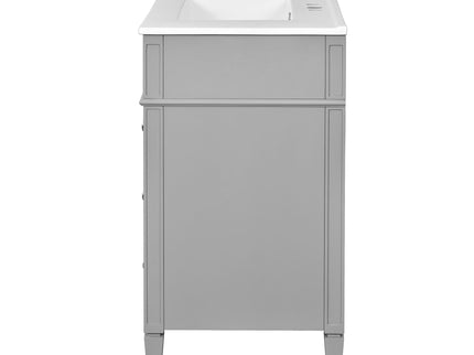 Bathroom Vanity With Top Sink, 2 Drawers & Tip Out Drawer