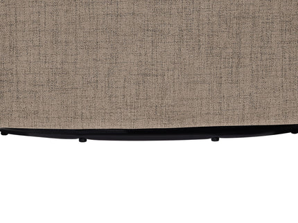 Solitude - Skirted Swivel Accent Chair With Hemp Like