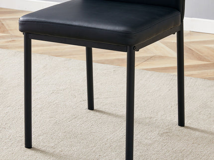 Ergonomic Simple Chair With Metal Leg